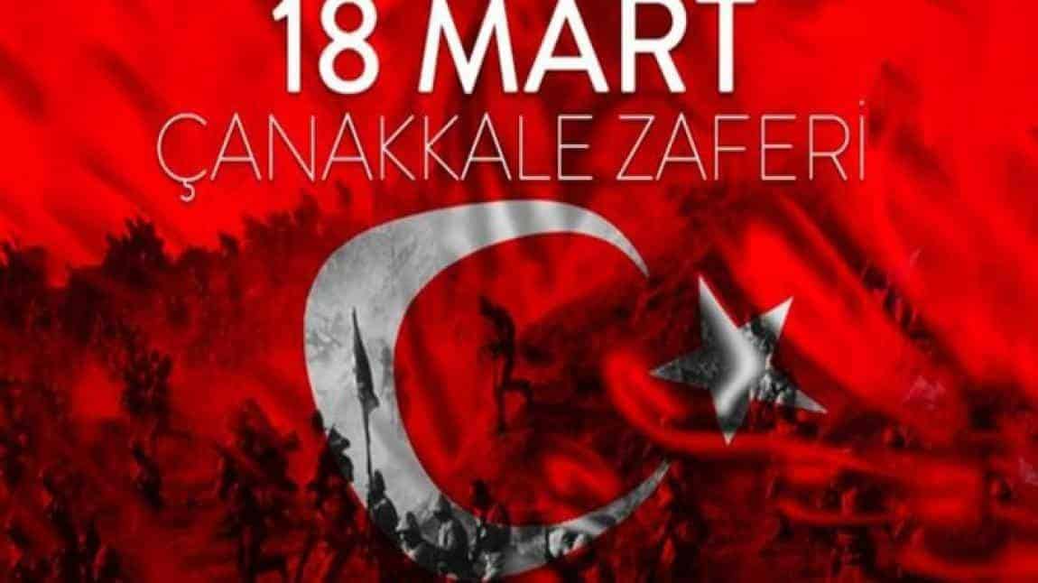 18 Mart Çanakkale Zaferi ve Şehitleri Anma Günü konulu İlçe resim yarışmasında dereceye giren öğrencilerimizi tebrik ederiz.
